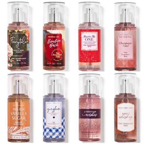 Xịt Thơm Toàn thân Bath & Body Works Travel Size 75ml