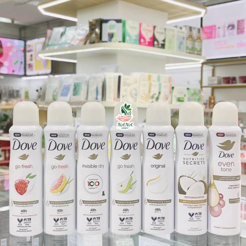 Xịt khử mùi cơ thể Dove 