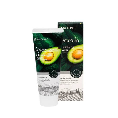 Sữa Rửa Mặt 3W Clinic Avocado Cleansing Foam  100ml 