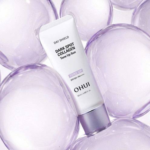 Kem Chống Nắng Ohui Day Shield Dark Spot Collagen Tone Up: Da Trắng Rạng Rỡ - 50ml