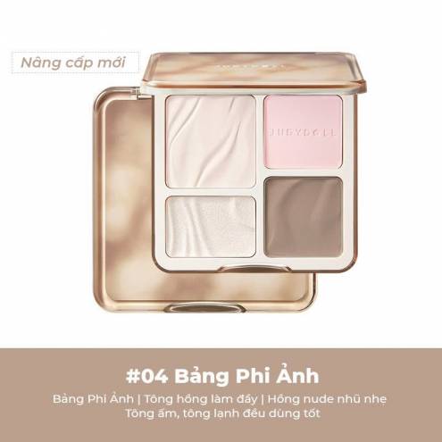 Phấn Tạo Khối & Bắt Sáng Judydoll Highlight & Contour 9g