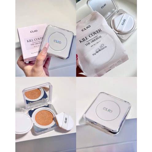 (MÓP VỎ ) Phấn Nước Clio Kill Cover Founwear Cushion The Original SPF50+ PA+++ - KÈM LÕI