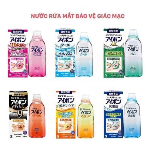 Nước Rửa Mắt Eyebon W Vitamin Kobayashi  500ml
