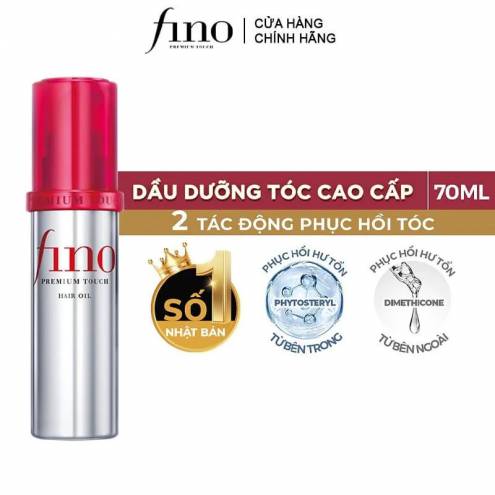 Dầu Dưỡng Tóc Cao Cấp, Cải Thiện Tóc Hư Tổn Fino Premium Touch Hair Oil B 70ml
