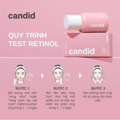 Hoạt Chất Retinol 0.5% Chống Lão Hóa & Cải Thiện Nếp Nhăn CANDID 0.5% Retinol Treatment 30ml
