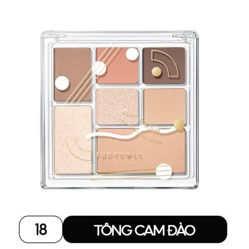 Bảng Phấn Mắt 7 Ô Màu Judydoll All-In-One Palette For Your Full Face 8.5g