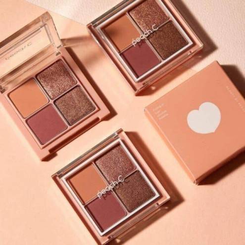 Phấn Mắt Peach C Falling In Eye Shadow Palette 4 ô