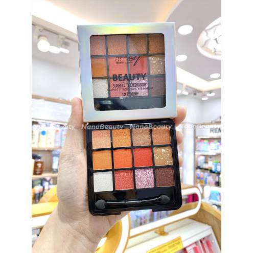 Bảng Phấn Mắt ASHLEY Ashley Beauty Sunset City 