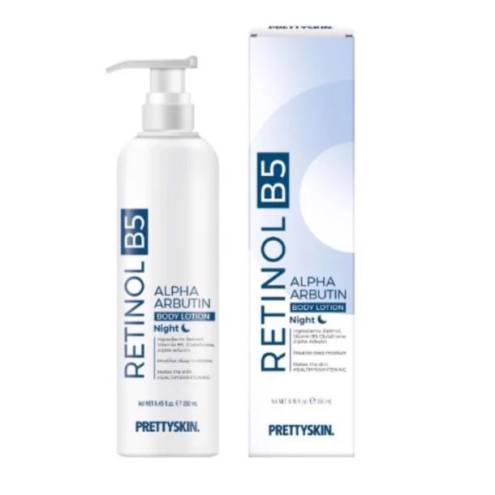 Dưỡng Thể Pretty Skin Alpha Arbutin Body Lotion Ngày và Đêm  