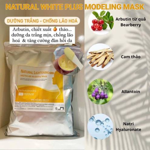 MẶT NẠ BỘT DẺO CHỐNG LÃO HOÁ HISTOLAB NATURAL LIGHTENING PLUS MODELING MASK 1000g