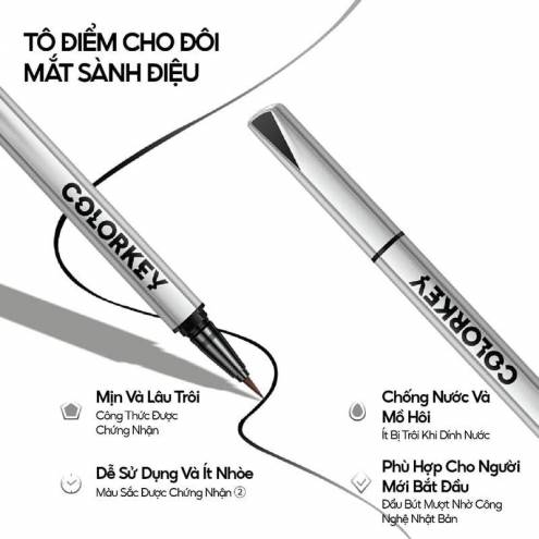 Bút Kẻ Mắt Lâu Trôi Colorkey Floating Color Liquid Eyeliner