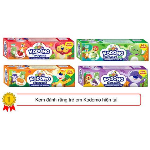 Kem đánh răng cho bé Kodomo