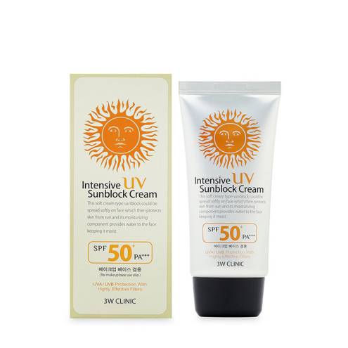 KEM CHỐNG NẮNG 3W CLINIC INTENSIVE UV SUNBLOCK SPF 50+ 