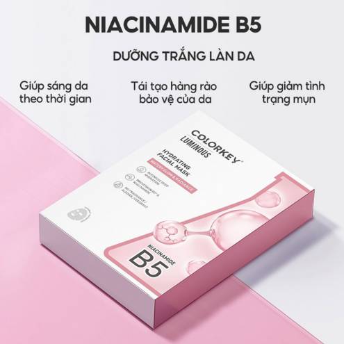 Mặt Nạ dưỡng da Colorkey Dưỡng Ẩm, Làm Dịu Da, Hỗ Trợ Dưỡng Sáng Facial Mask