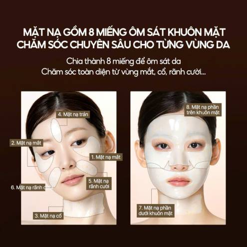 Mặt Nạ Thạch Cao Cấp Dưỡng Sáng Da & Chống Lão Hóa d'Alba Signature Vita Capsule Hydrogel Mask