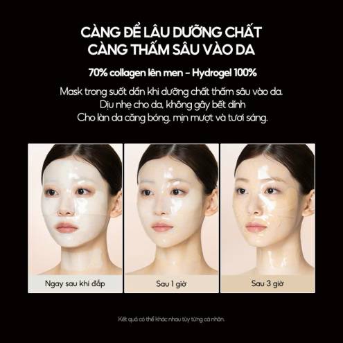 Mặt Nạ Thạch Cao Cấp Dưỡng Sáng Da & Chống Lão Hóa d'Alba Signature Vita Capsule Hydrogel Mask