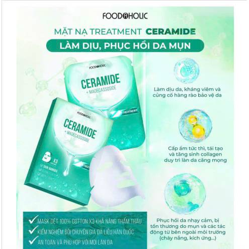 Mặt Nạ Foodaholic Dưỡng Da Chuyên Sâu 23ml/miếng