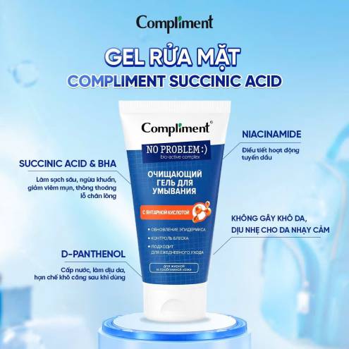 Sửa Rửa Mặt Compliment No Problem Bio-Active Complex  