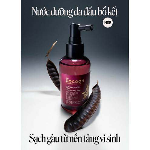 Nước dưỡng da đầu bồ kết Cocoon 140ml