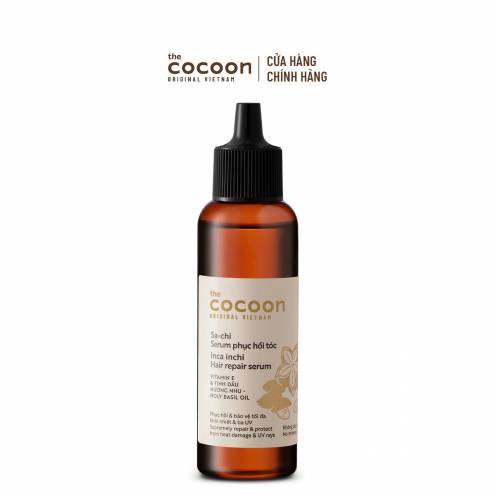 Tinh Chất Hỗ Trợ Phục Hồi Tóc Tinh Dầu Sachi Cocoon Inca Inchi Hair Repair Serum 70ml