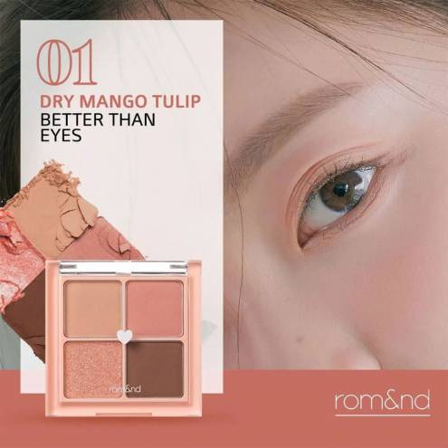 Romand - Phấn mắt Better Than Eyes 4 Ô