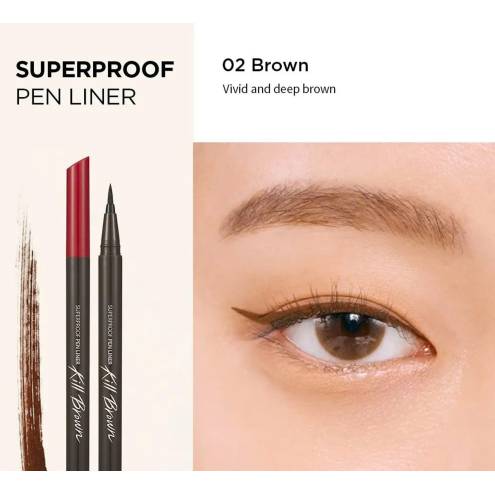 Bút Kẻ Mắt Clio Superproof Pen Liner Kill 0.55ml 