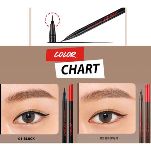 Bút Kẻ Mắt Clio Superproof Pen Liner Kill 0.55ml 