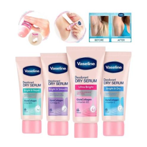 Serum khô dưỡng trắng khử mùi Vaseline DRY SERUM Whitening