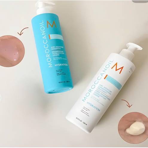 Bộ Dầu Gội Và Xả Dưỡng Ẩm Moroccanoil Hydration (2 x 500ml)