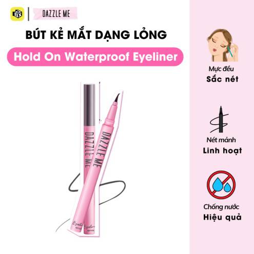 Bút Kẻ Mắt Dazzle Me Hold On Waterproof Eyeliner Chống Thấm Nước Lâu Trôi 0.8g