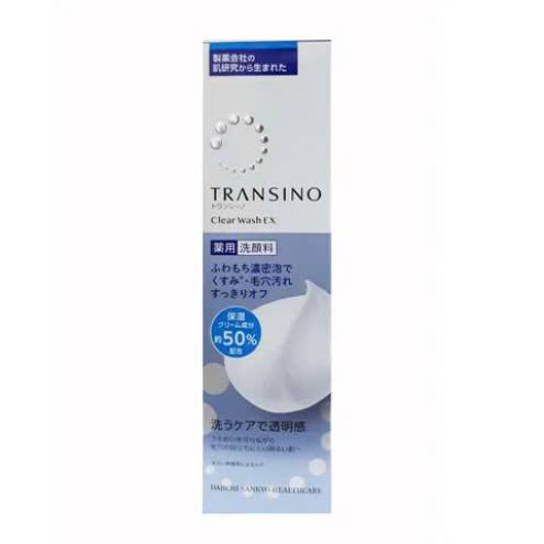 Sữa rửa mặt trắng da trị nám Transino Clear Wash 100g 