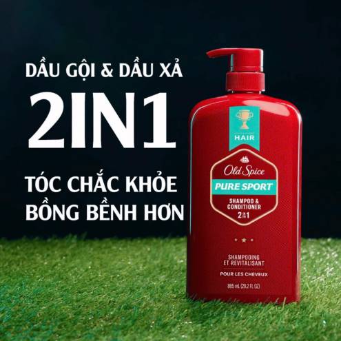 Dầu Gội Old Spice 2in1 – Hương nước hoa 650ml