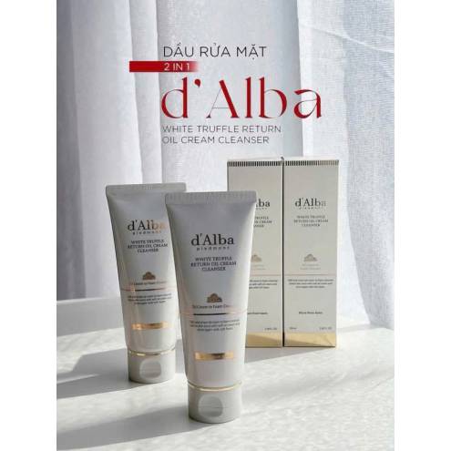 Sữa rửa mặt d'Alba White Truffle Return Oil Cream Cleanser  - 100ml