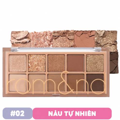 Bảng Phấn Mắt Lấp Lánh 10 Ô Romand Better Than Eye Palette  