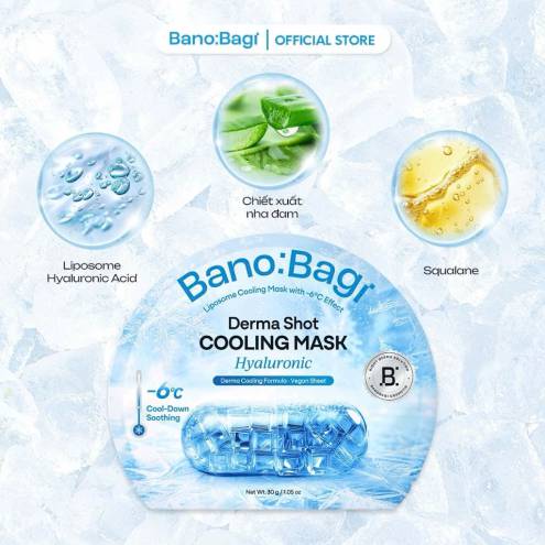 Mặt Nạ -6 độ BANOBAGI Derma Shot Cooling Mask 
