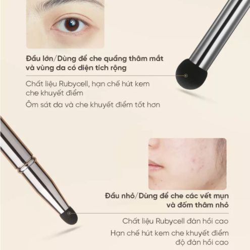 Set Mút Che Khuyết Điểm AMORTALS Double Concealer Brush