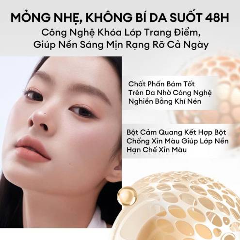 PHẤN PHỦ DẠNG NÉN COLORKEY – MỊN DA, GIỮ NỀN CHUẨN XINH 