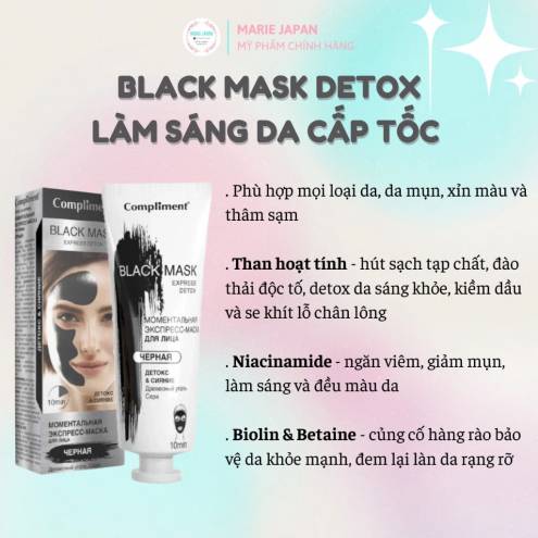 Mặt Nạ Đất Sét Compliment Detox Da 80ml