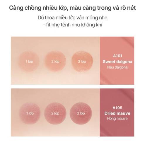 Son BLACK ROUGE AIR FIT VELVET TINT VER 10 