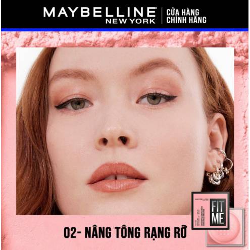Phấn Phủ Dạng Bột Maybelline Fit Me Mattifying Setting Powder 10g .#02 Pink