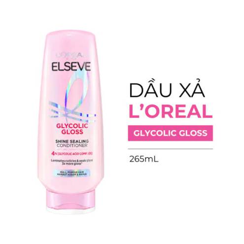 Gội , Xả L'Oreal Paris Elvive Glycolic Gloss