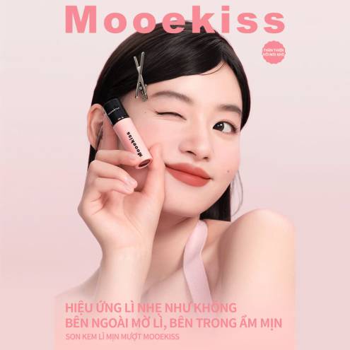 Son Bùn Lì Mịn Mooekiss Velvet Lip Mud