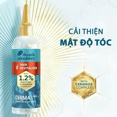 Tinh dầu dưỡng tóc Head Shoulders DermaXpro Hair Revitaliser Leave On Scalp Serum (145ml)