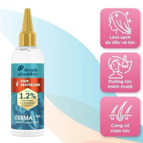 Tinh dầu dưỡng tóc Head Shoulders DermaXpro Hair Revitaliser Leave On Scalp Serum (145ml)
