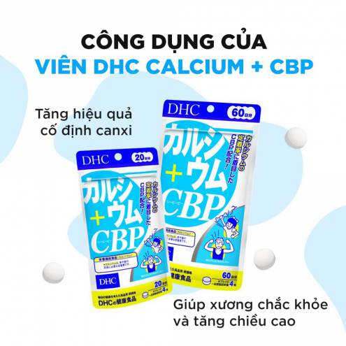 DHC CALCIUM + CBP - VIÊN UỐNG BỔ SUNG CANXI (30 NGÀY)