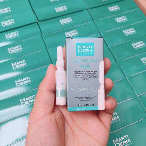 Ampoule Dưỡng Ẩm, Làm Sáng Da & Giảm Mệt Mỏi Tức Thì - MartiDerm The Originals Flash