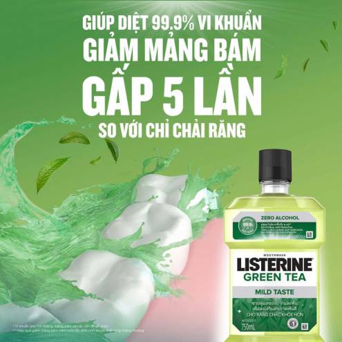 Nước Súc Miệng Listerine - Green Tea 750ml