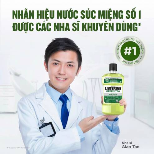 Nước Súc Miệng Listerine - Green Tea 750ml