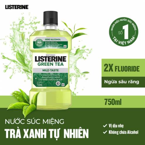 Nước Súc Miệng Listerine - Green Tea 750ml