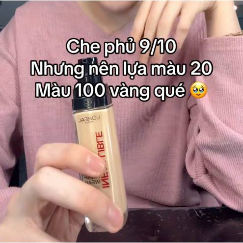 Kem nền L’Oreal độ bền 32H kết hợp chống nắng SPF25 + Vitamin C ton 020